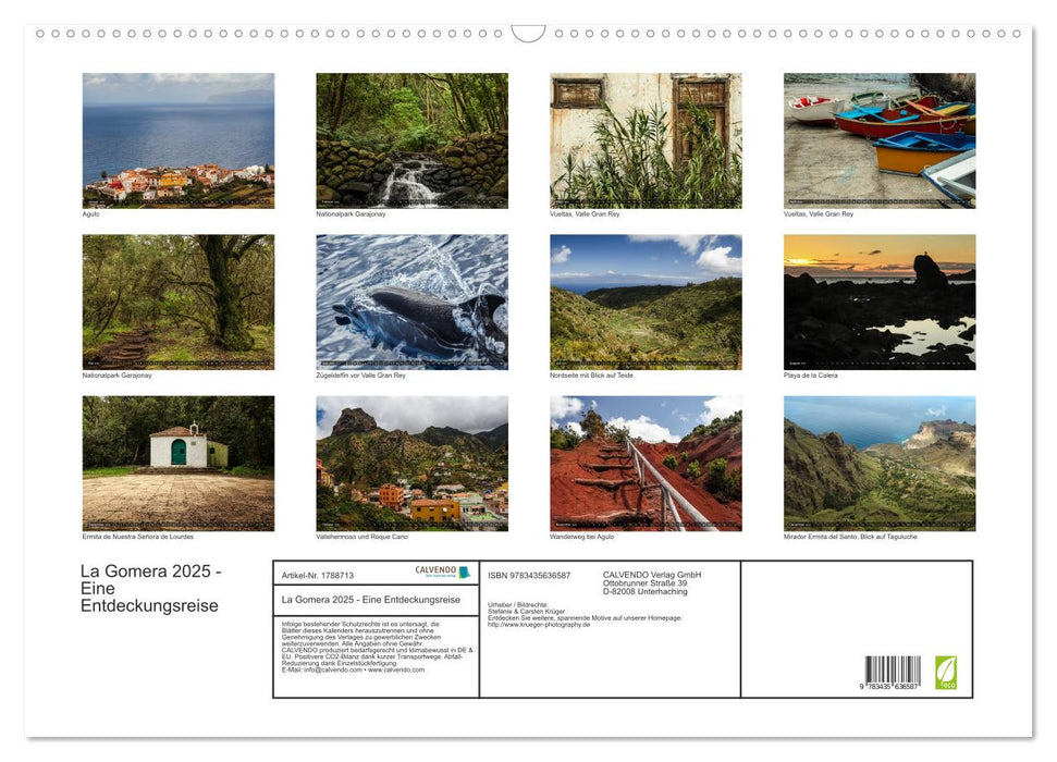 La Gomera 2025 - Eine Entdeckungsreise (CALVENDO Wandkalender 2025)