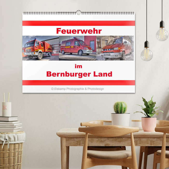 Feuerwehr im Bernburger Land (CALVENDO Wandkalender 2025)