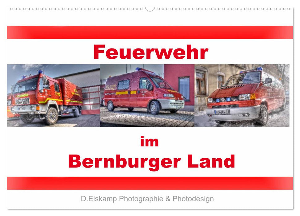 Feuerwehr im Bernburger Land (CALVENDO Wandkalender 2025)