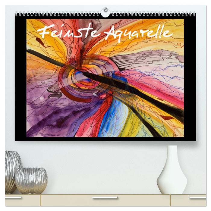 Feinste Aquarelle (CALVENDO Premium Wandkalender 2025)