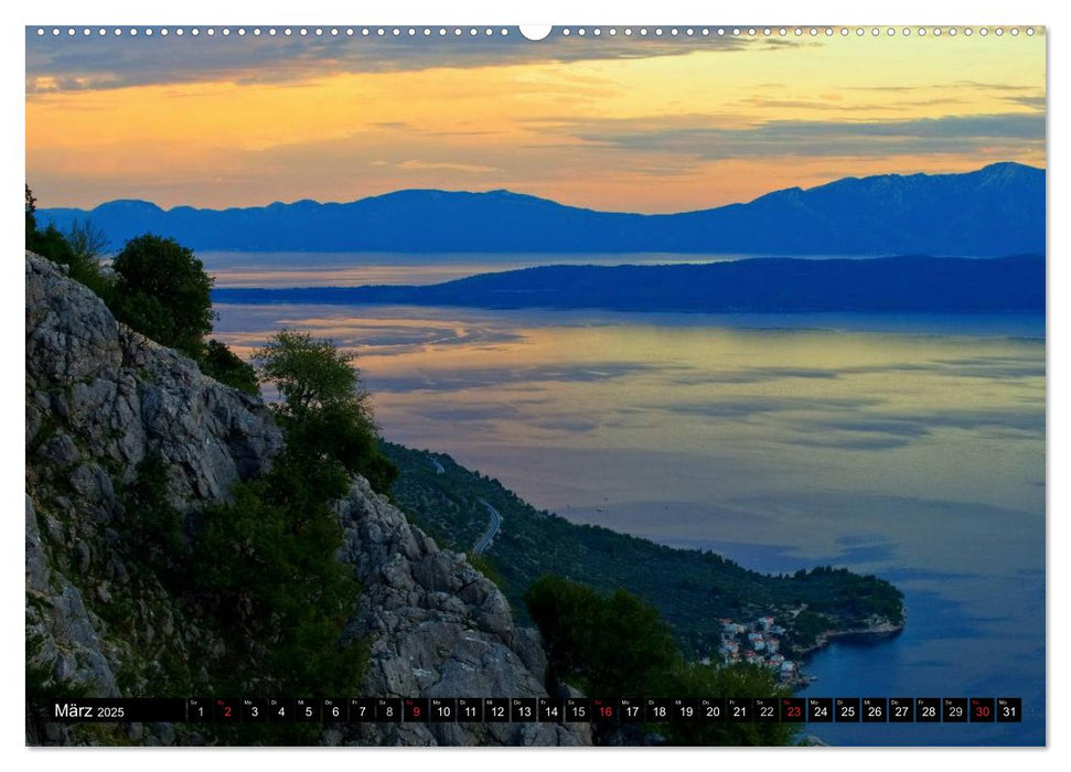 Makarska Riviera - Malerische Urlaubsorte in Dalmatien (CALVENDO Premium Wandkalender 2025)