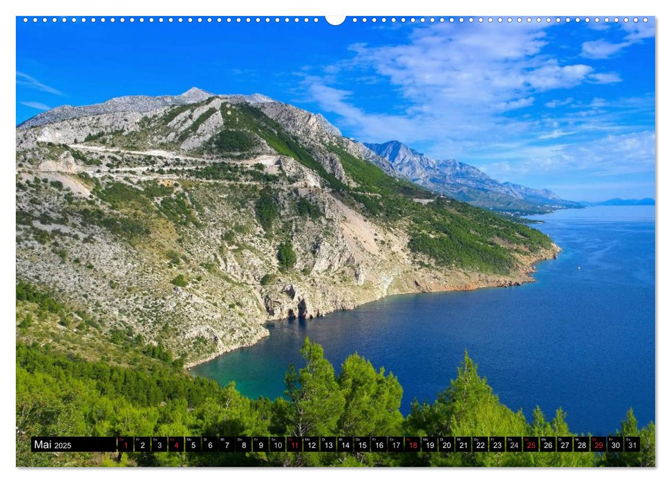 Makarska Riviera - Malerische Urlaubsorte in Dalmatien (CALVENDO Premium Wandkalender 2025)