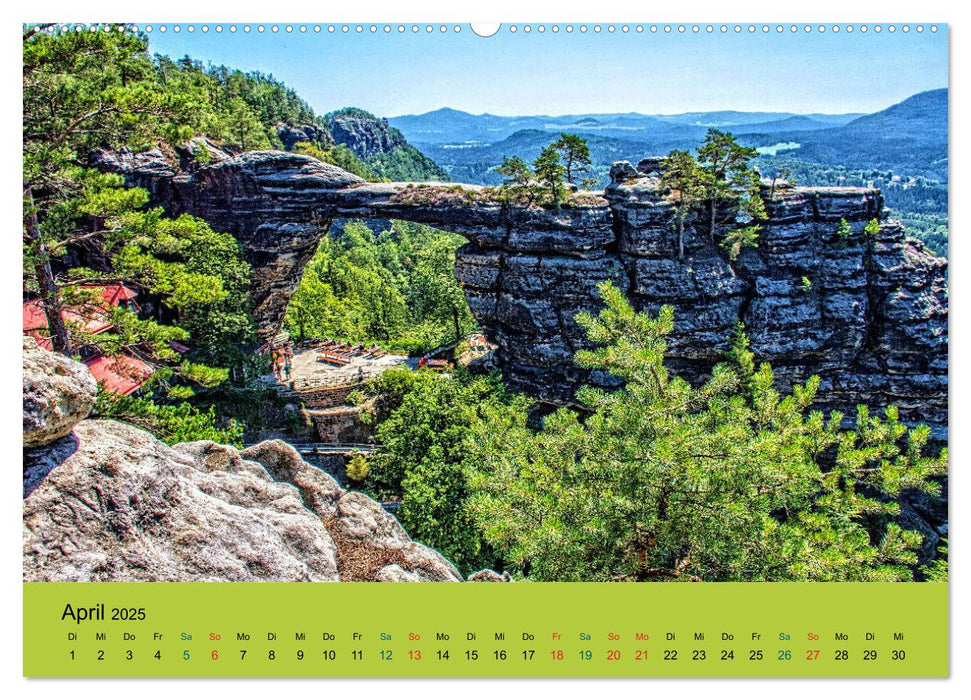 Im Elbsandstein - Sächsisch-böhmische Schweiz (CALVENDO Premium Wandkalender 2025)