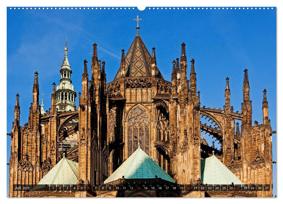 Moldauperle Prag (CALVENDO Premium Wandkalender 2025)