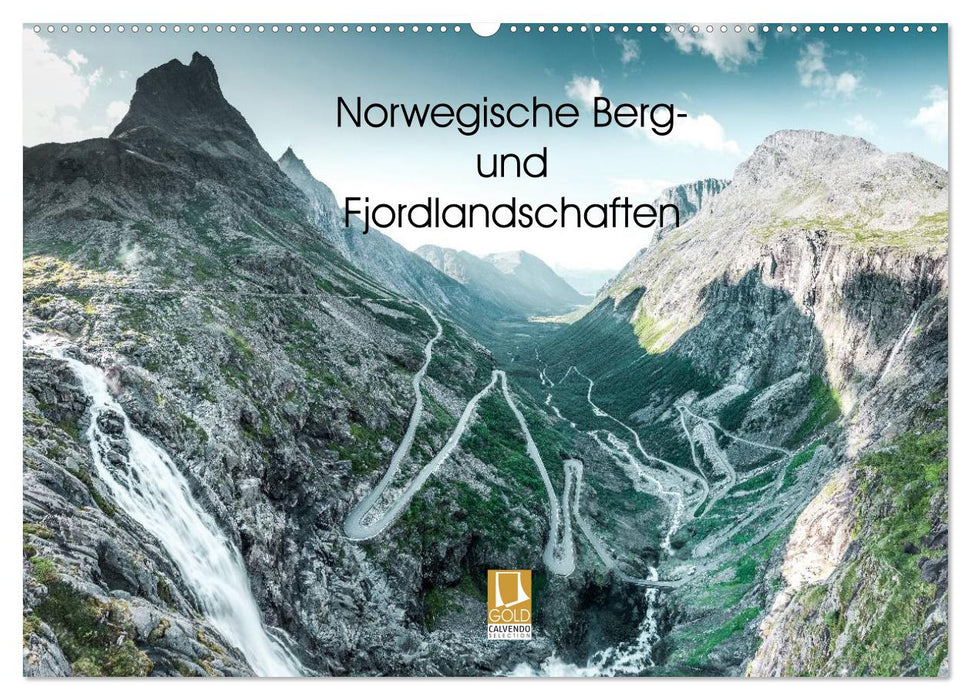 Norwegische Berg- und Fjordlandschaften (CALVENDO Wandkalender 2025)