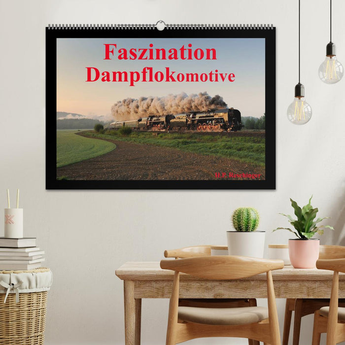 Faszination Dampflokomotive (CALVENDO Wandkalender 2025)