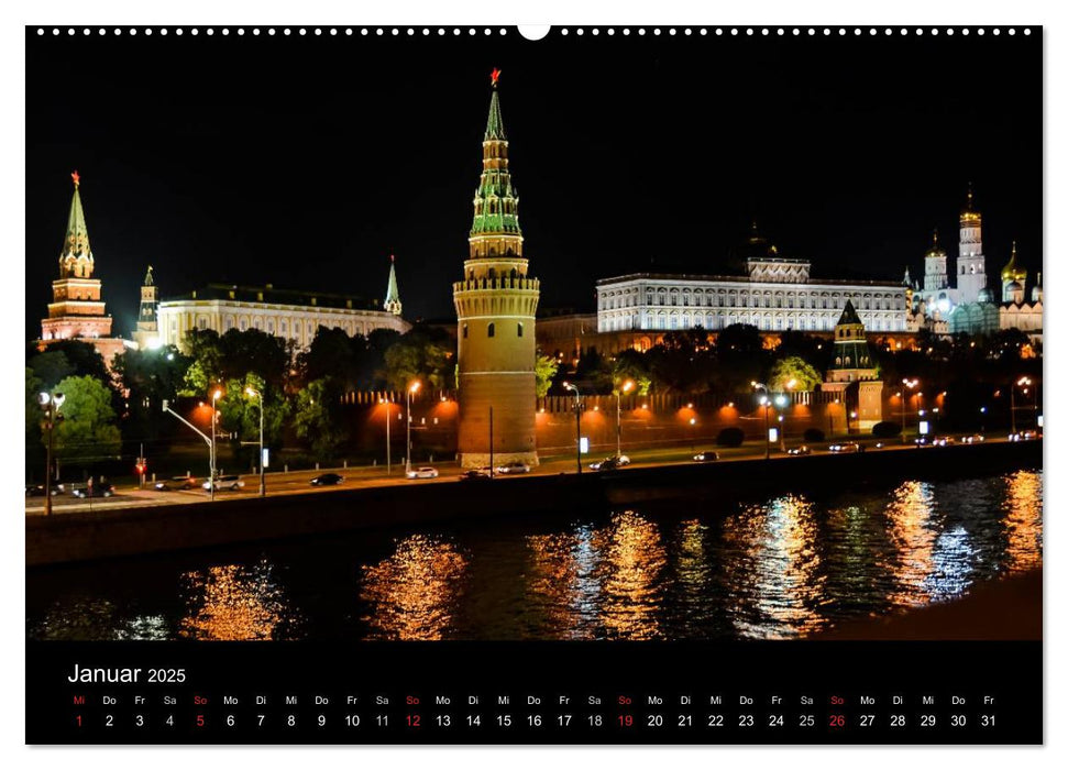 Moskau - Moscow (CALVENDO Premium Wandkalender 2025)