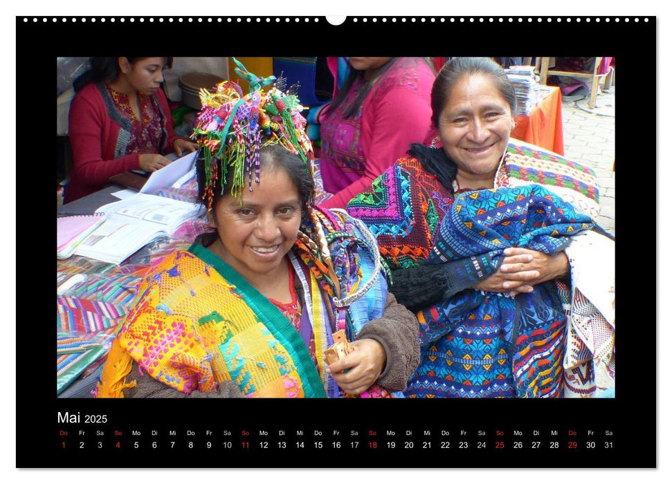 Farbenfrohes Guatemala (CALVENDO Premium Wandkalender 2025)