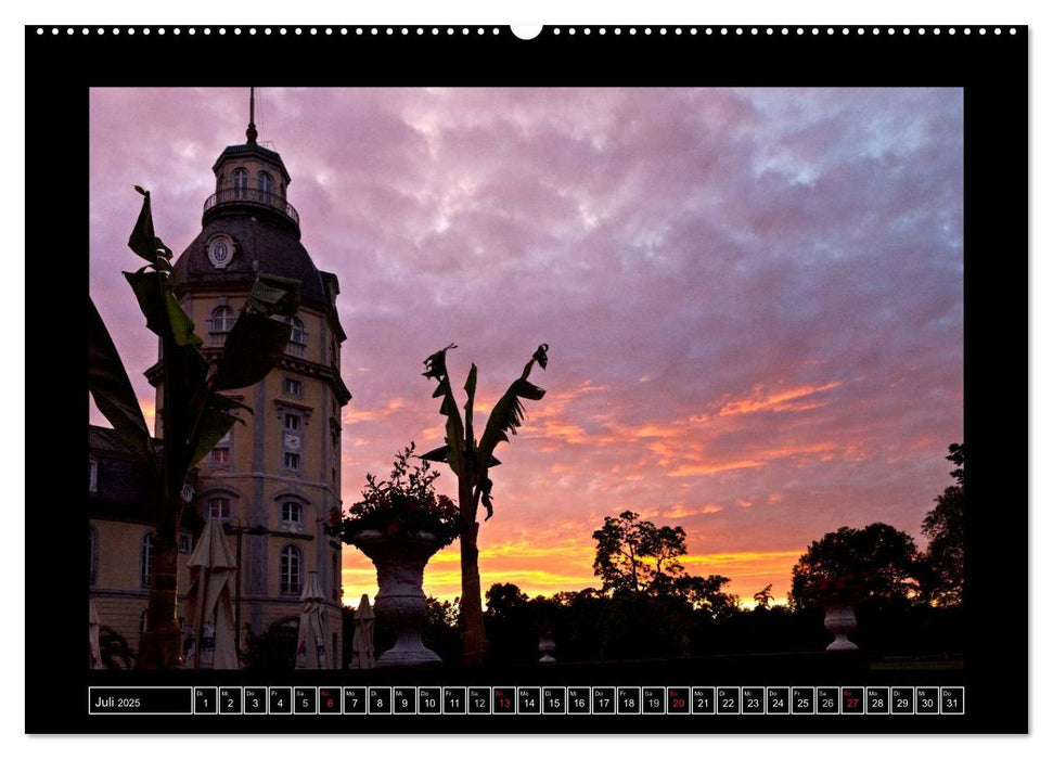 Karlsruhe Tag und Nacht (CALVENDO Premium Wandkalender 2025)