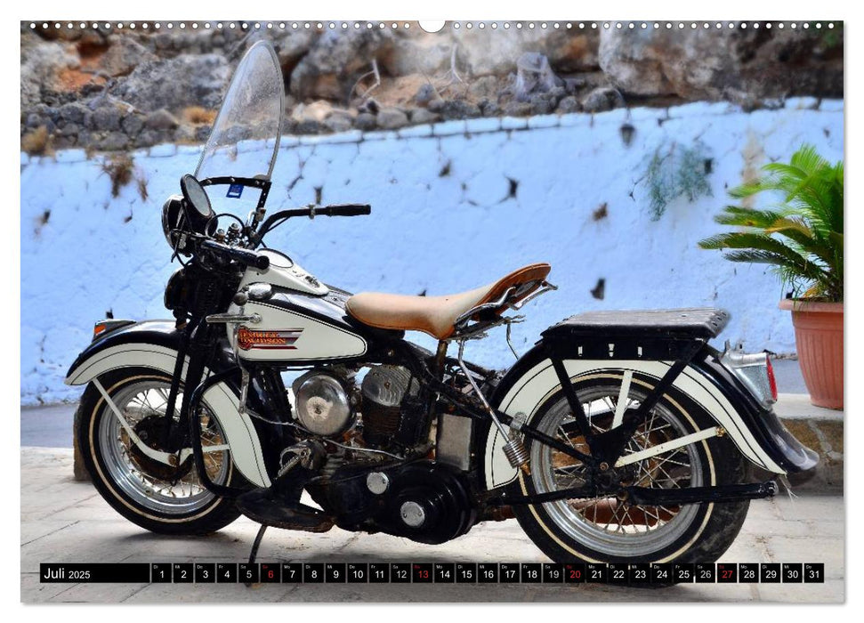 Harley Davidson WLA 750 (CALVENDO Premium Wandkalender 2025)