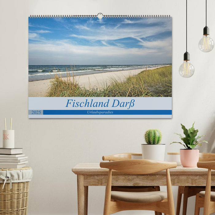 Urlaubsparadies Fischland Darß (CALVENDO Wandkalender 2025)