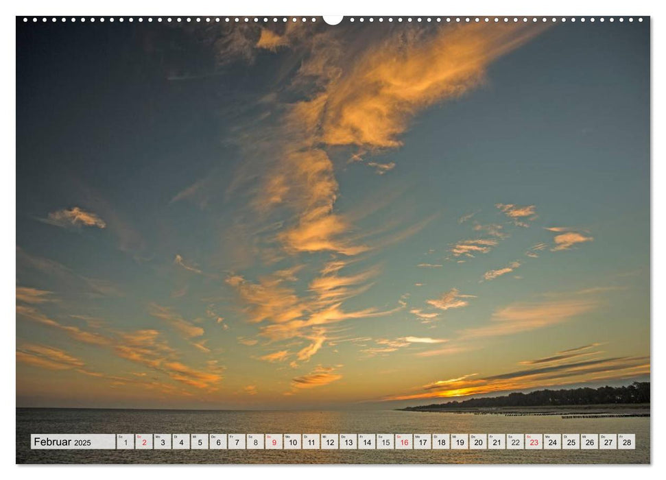 Urlaubsparadies Fischland Darß (CALVENDO Wandkalender 2025)