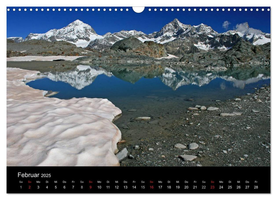 Zauber der Berge. Die Schweizer Alpen (CALVENDO Wandkalender 2025)