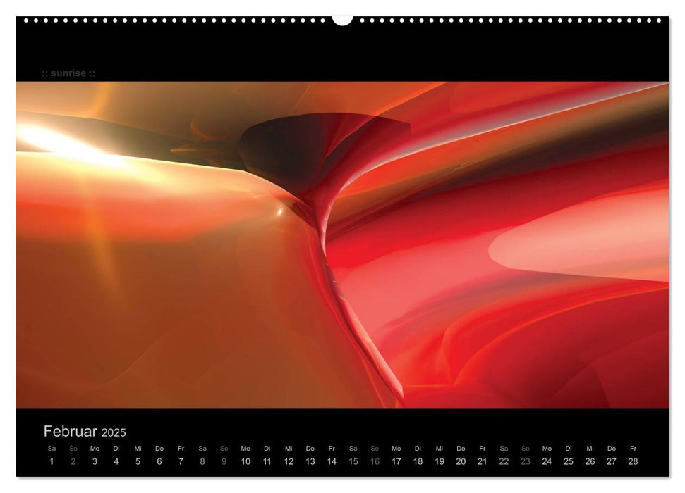 Abstrakte Kunst (CALVENDO Premium Wandkalender 2025)