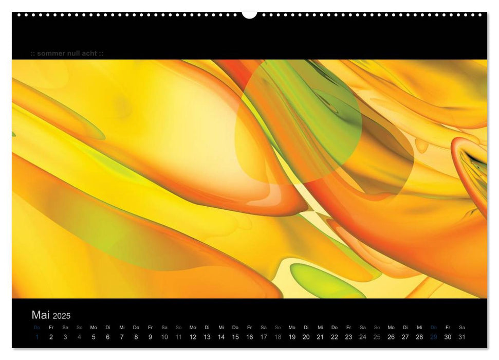 Abstrakte Kunst (CALVENDO Premium Wandkalender 2025)