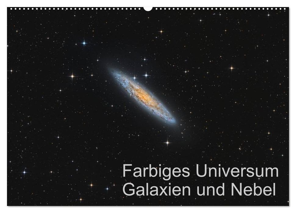 Farbiges Universum Galaxien und Nebel (CALVENDO Wandkalender 2025)