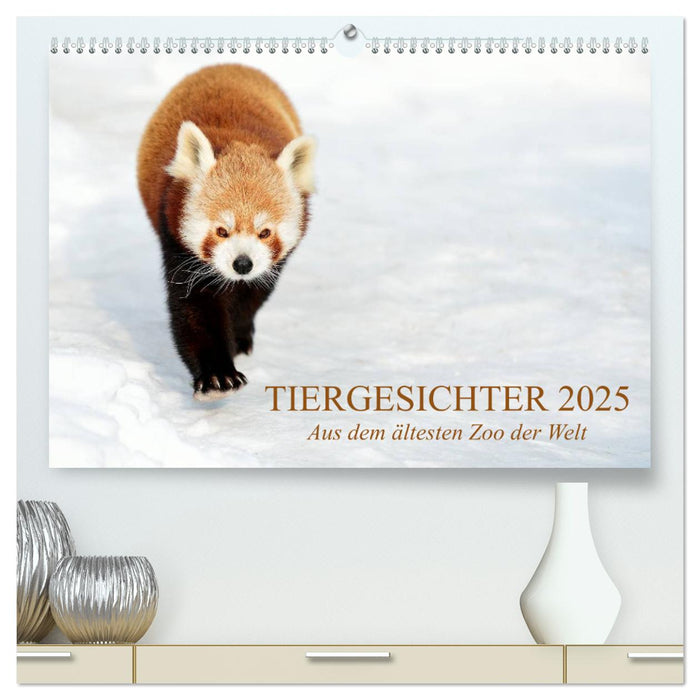 Tiergesichter 2025 (CALVENDO Premium Wandkalender 2025)