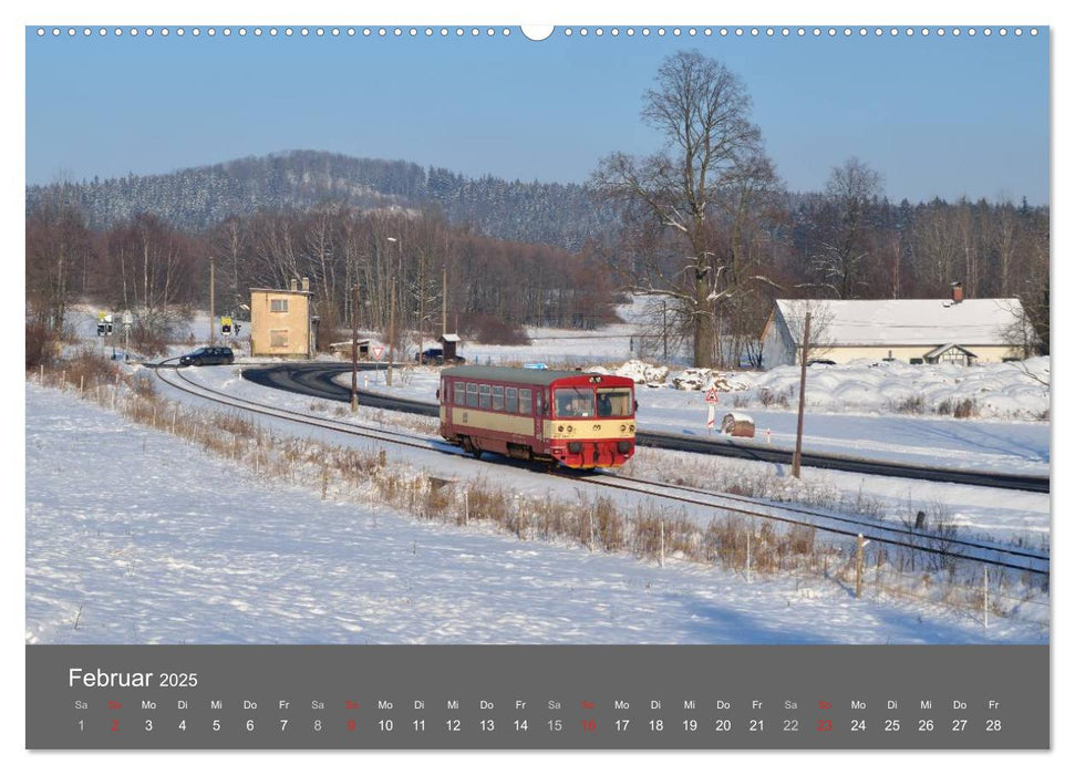 Eisenbahn Kalender 2025 - Oberlausitz und Nachbarländer (CALVENDO Premium Wandkalender 2025)