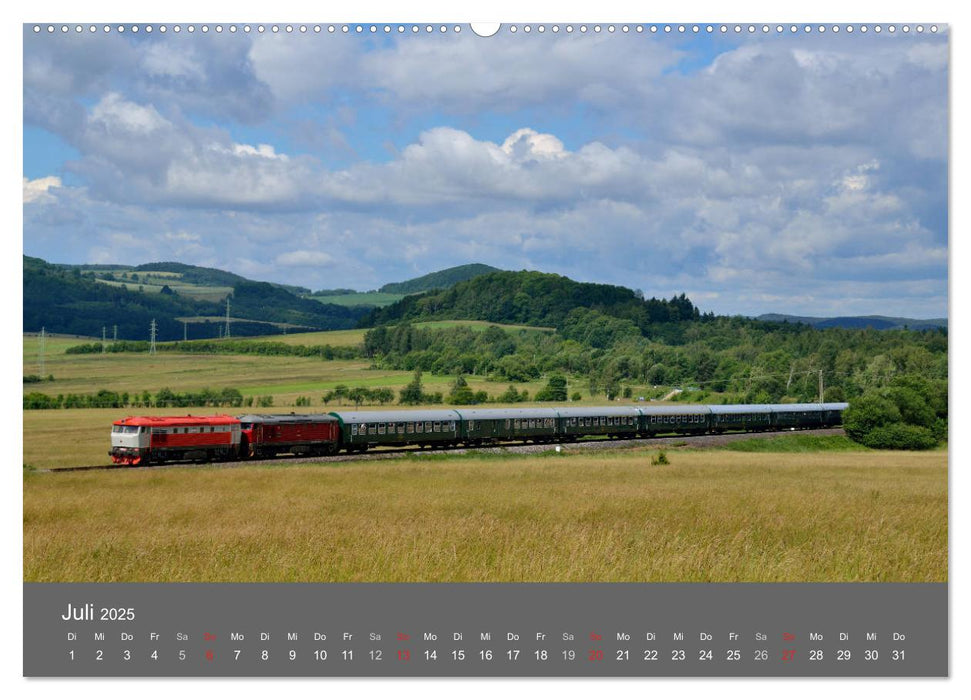 Eisenbahn Kalender 2025 - Oberlausitz und Nachbarländer (CALVENDO Premium Wandkalender 2025)