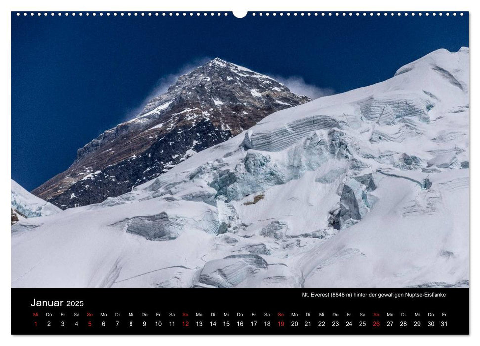 Himalaya - Dach der Welt (CALVENDO Premium Wandkalender 2025)