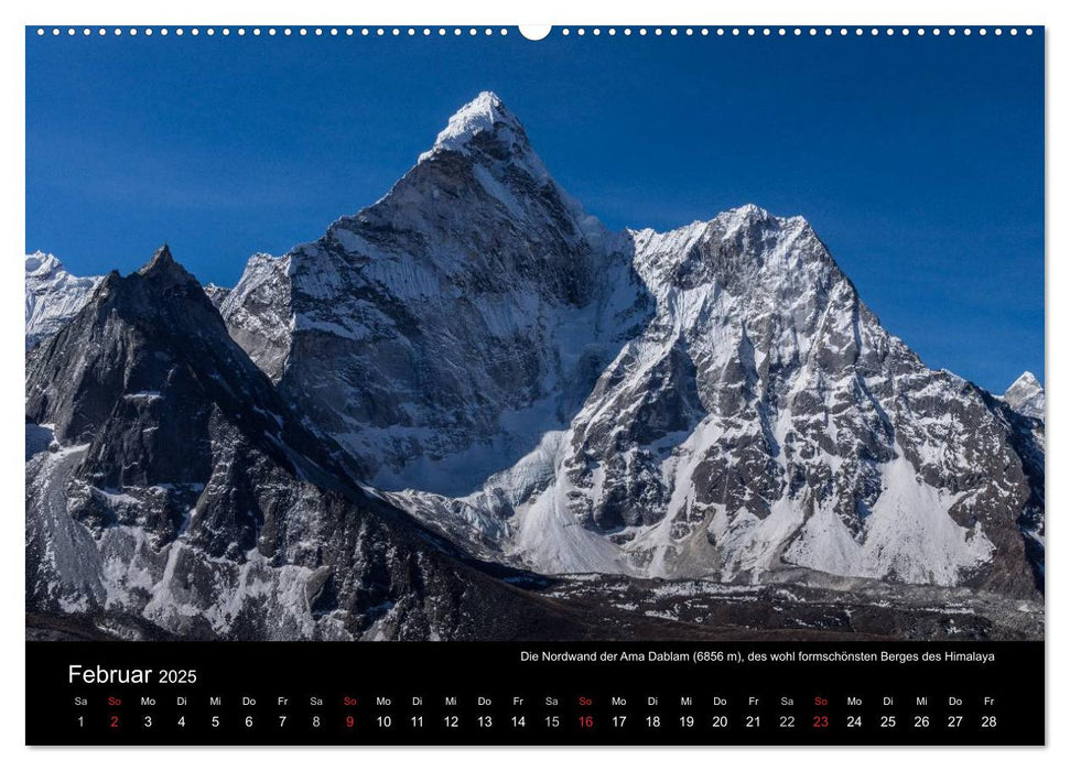 Himalaya - Dach der Welt (CALVENDO Premium Wandkalender 2025)