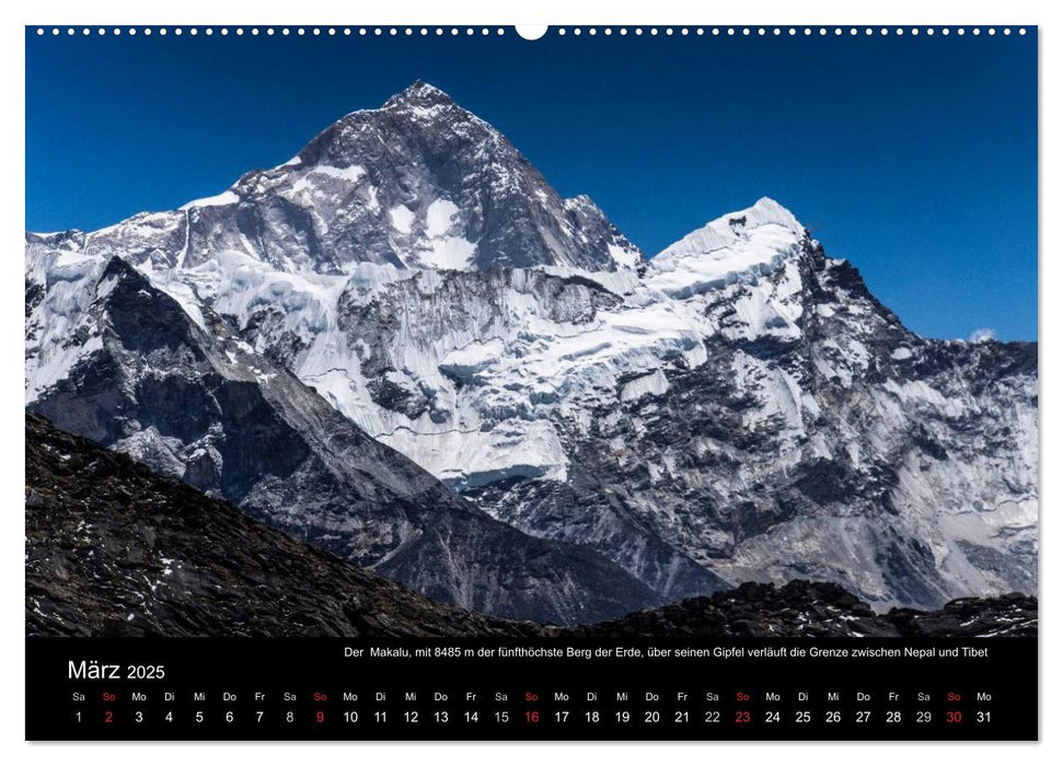 Himalaya - Dach der Welt (CALVENDO Premium Wandkalender 2025)