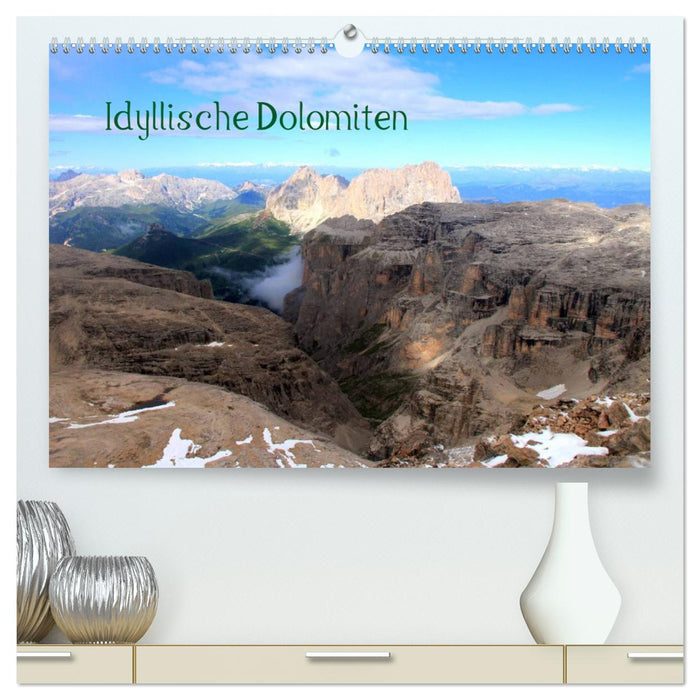 Idyllische Dolomiten (CALVENDO Premium Wandkalender 2025)