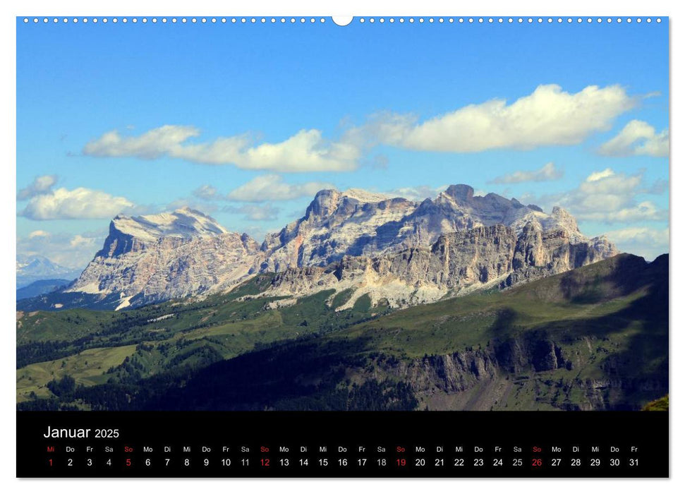 Idyllische Dolomiten (CALVENDO Premium Wandkalender 2025)