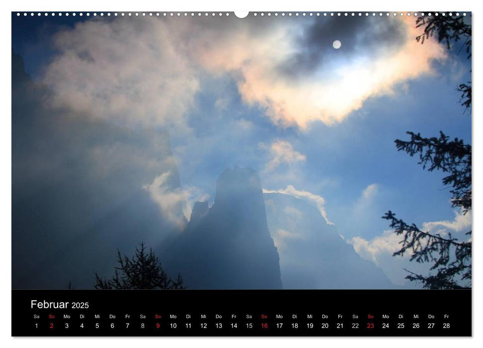 Idyllische Dolomiten (CALVENDO Premium Wandkalender 2025)