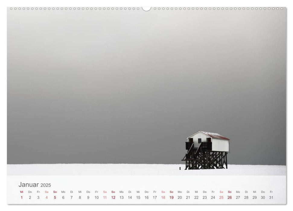 St. Peter-Ording durch die Jahreszeiten (CALVENDO Premium Wandkalender 2025)