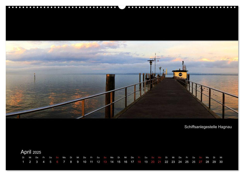 Panoramen vom Bodensee (CALVENDO Premium Wandkalender 2025)