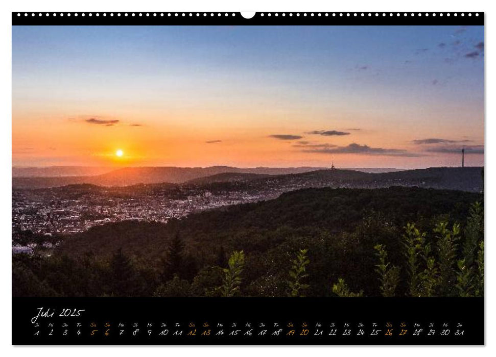 STUTTGART 2025 auf den zweiten Blick (CALVENDO Premium Wandkalender 2025)