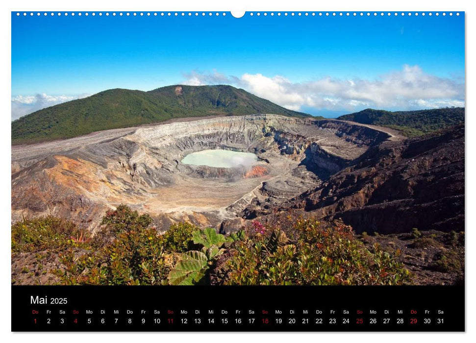 Costa Rica - Regenwald und Vulkane (CALVENDO Premium Wandkalender 2025)