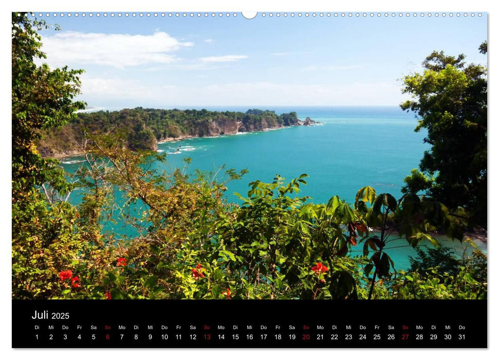 Costa Rica - Regenwald und Vulkane (CALVENDO Premium Wandkalender 2025)