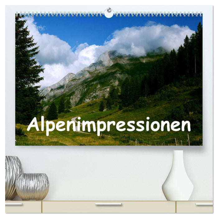 Alpenimpressionen, Region Schweiz/Frankreich (CALVENDO Premium Wandkalender 2025)