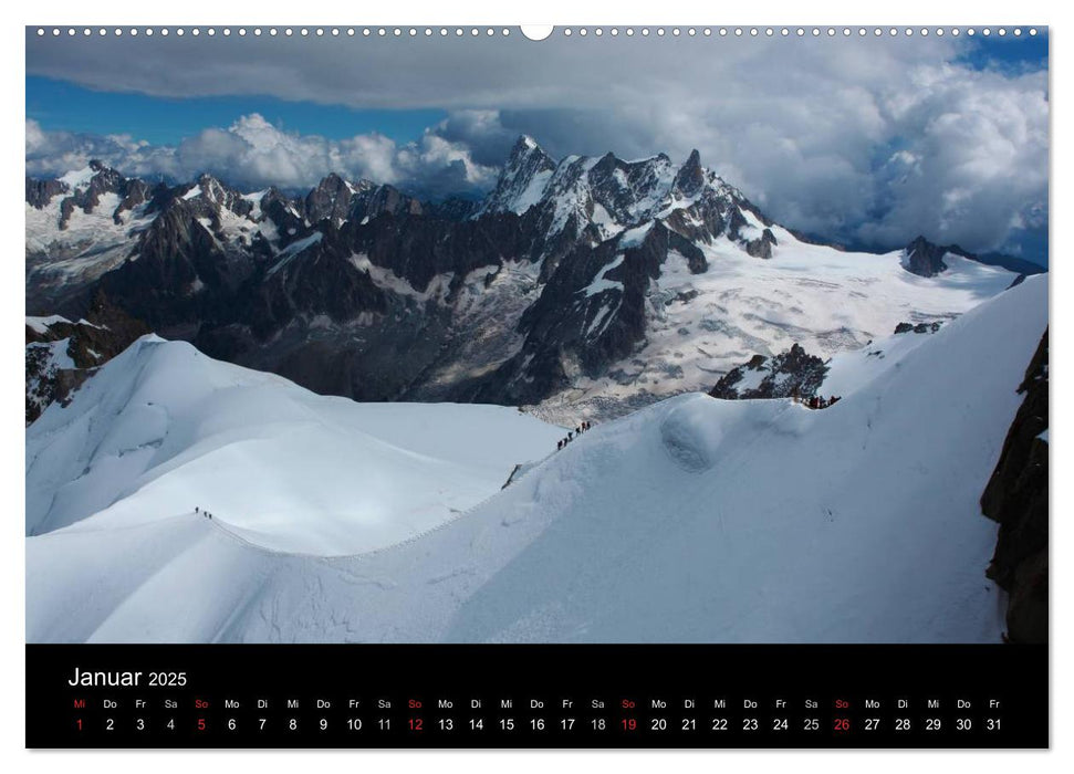 Alpenimpressionen, Region Schweiz/Frankreich (CALVENDO Premium Wandkalender 2025)