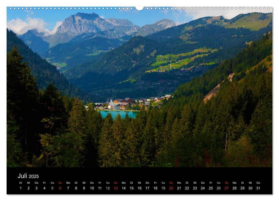 Alpenimpressionen, Region Schweiz/Frankreich (CALVENDO Premium Wandkalender 2025)