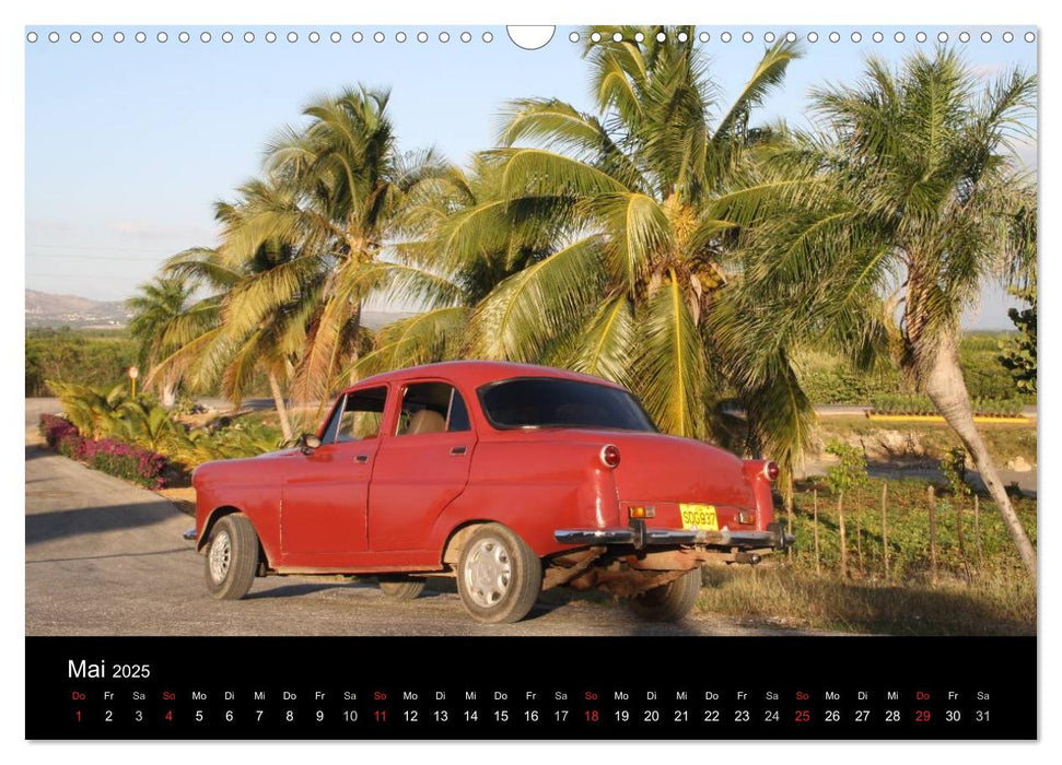 Kubanische Autos (CALVENDO Wandkalender 2025)