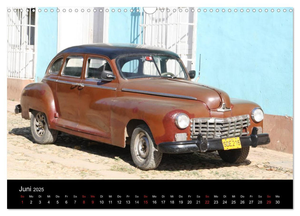 Kubanische Autos (CALVENDO Wandkalender 2025)