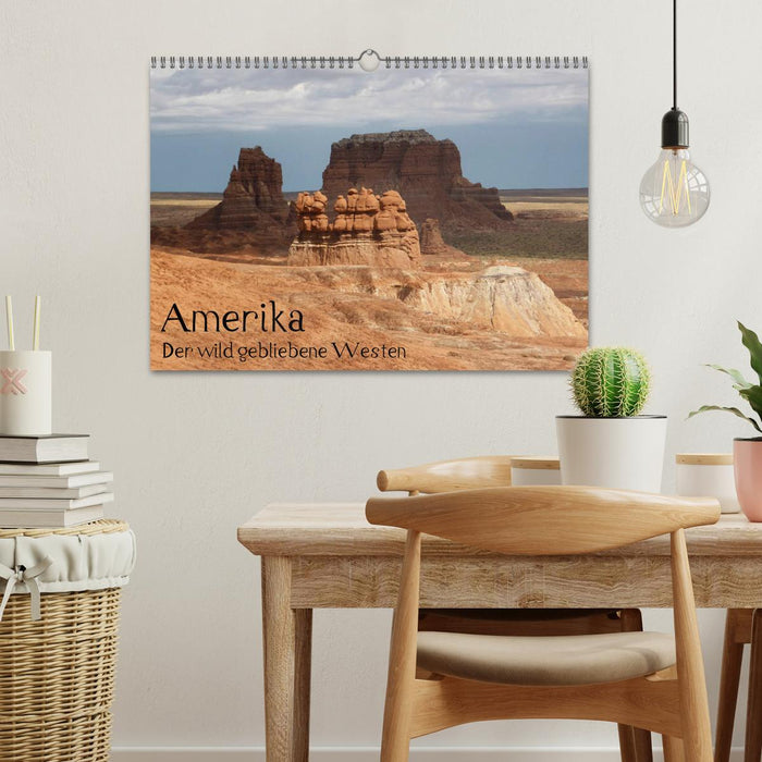 Amerika - Der wild gebliebene Westen (CALVENDO Wandkalender 2025)