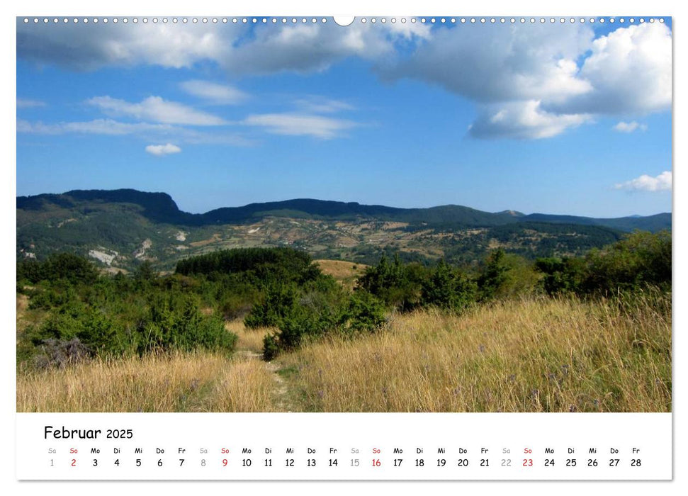 Camino di Assisi - Franziskusweg (CALVENDO Premium Wandkalender 2025)