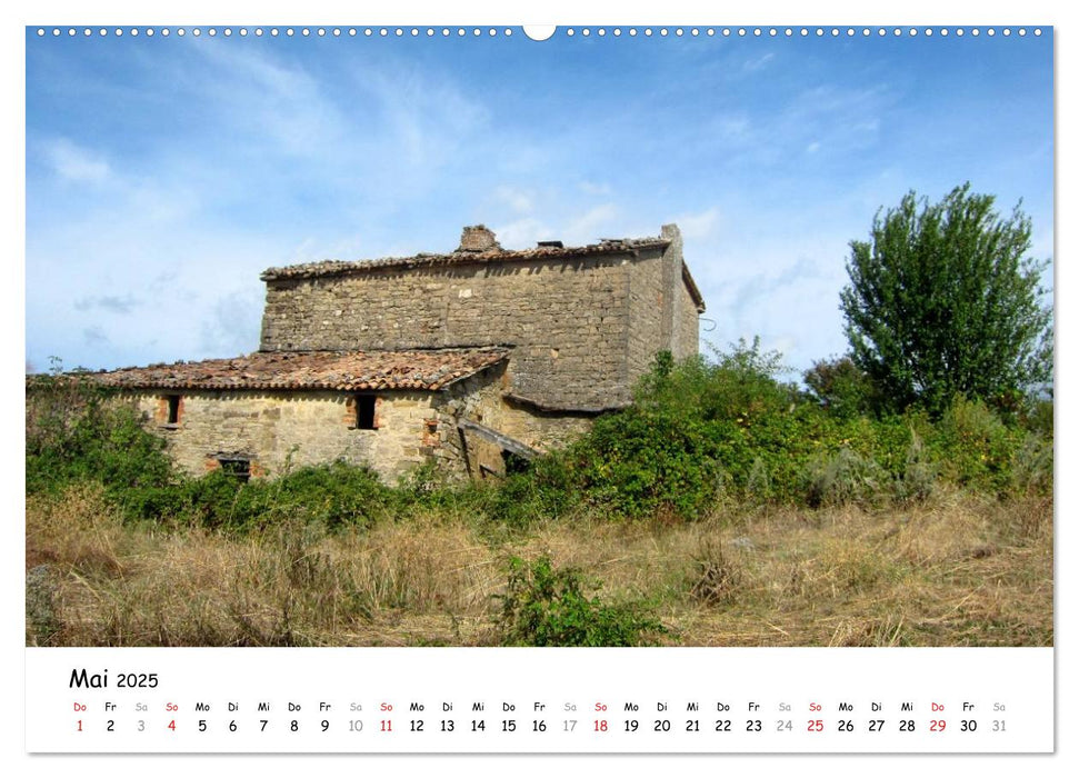 Camino di Assisi - Franziskusweg (CALVENDO Premium Wandkalender 2025)