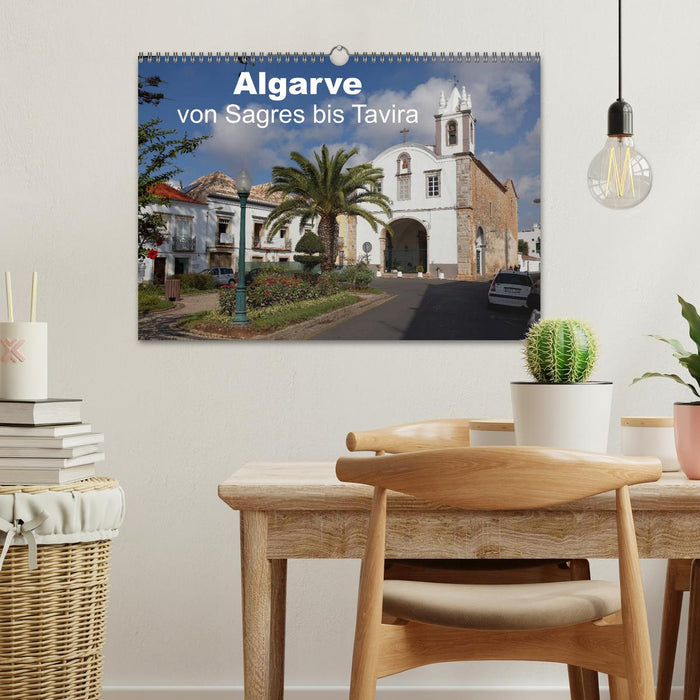 Algarve von Sagres bis Tavira (CALVENDO Wandkalender 2025)