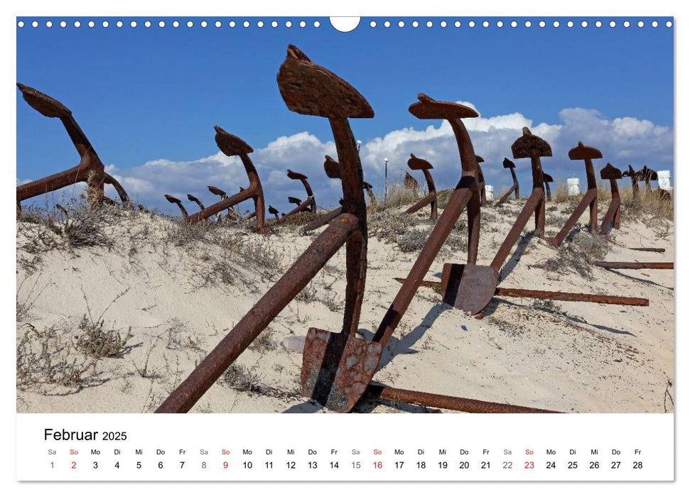 Algarve von Sagres bis Tavira (CALVENDO Wandkalender 2025)