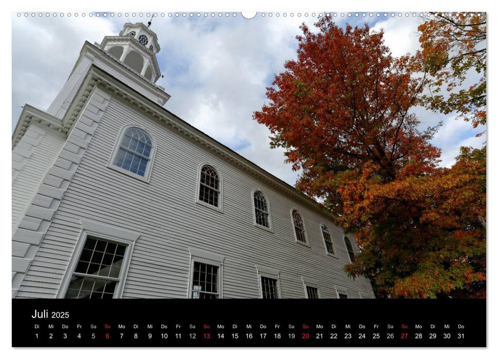 Herbst in Vermont (CALVENDO Premium Wandkalender 2025)