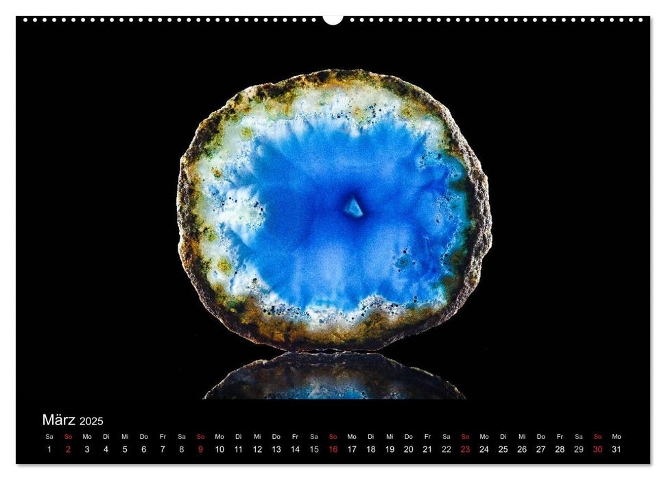 Leuchtende Achate (CALVENDO Wandkalender 2025)