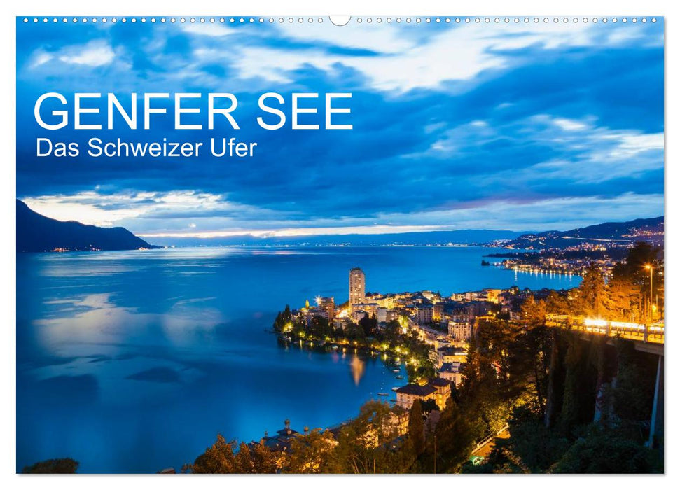 GENFER SEE Das Schweizer Ufer (CALVENDO Wandkalender 2025)