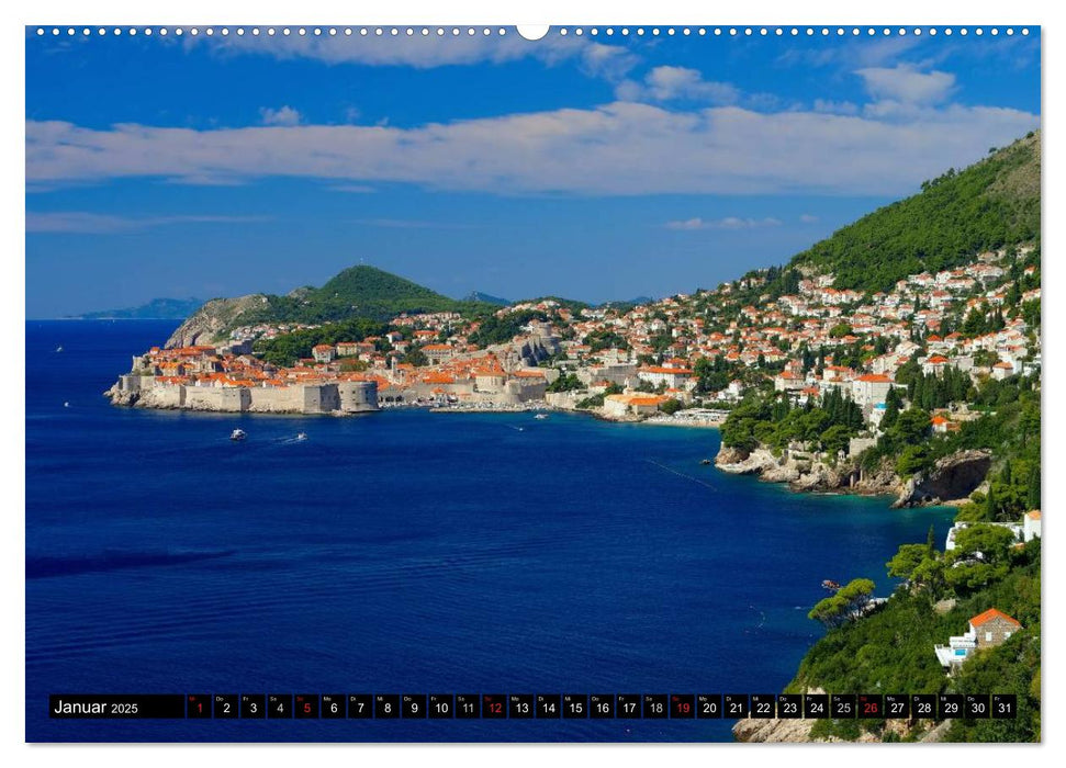 Kroatien - Traumhafte Landschaften und faszinierende Städte (CALVENDO Wandkalender 2025)