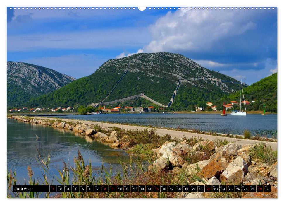 Kroatien - Traumhafte Landschaften und faszinierende Städte (CALVENDO Wandkalender 2025)