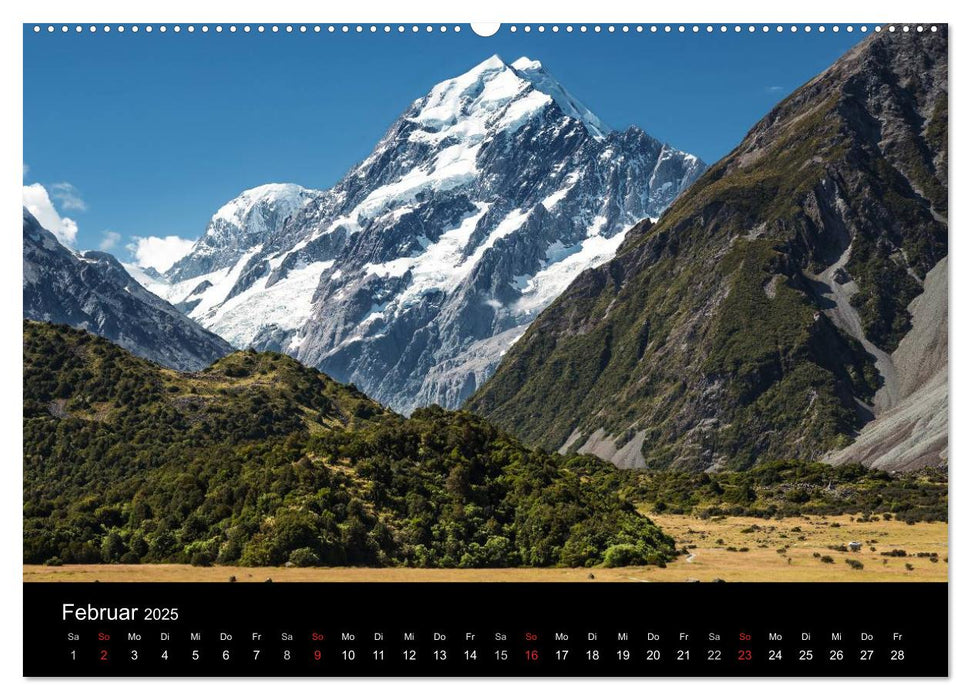 Neuseeland - Paradies am anderen Ende der Welt (CALVENDO Wandkalender 2025)